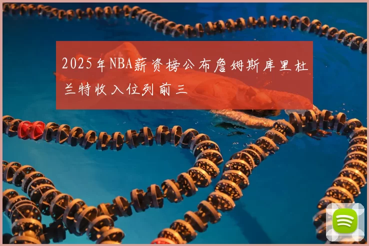 2025年NBA薪资榜公布詹姆斯库里杜兰特收入位列前三