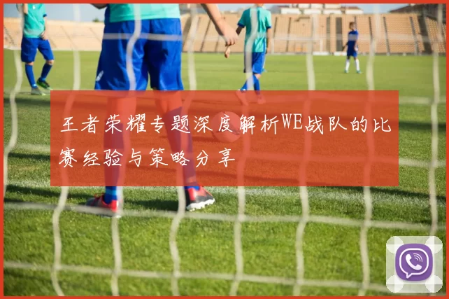 王者荣耀专题深度解析WE战队的比赛经验与策略分享