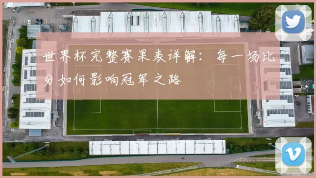 世界杯完整赛果表详解:每一场比分如何影响冠军之路